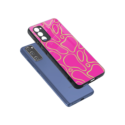 Lush Flow sleek samsung galaxy s20 fe cover with tempered glass back and TPU edges