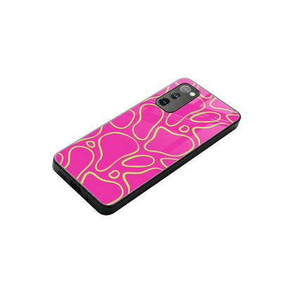 Lush Flow stylish phone case for samsung galaxy s20 fe | glossy glass and slim fit