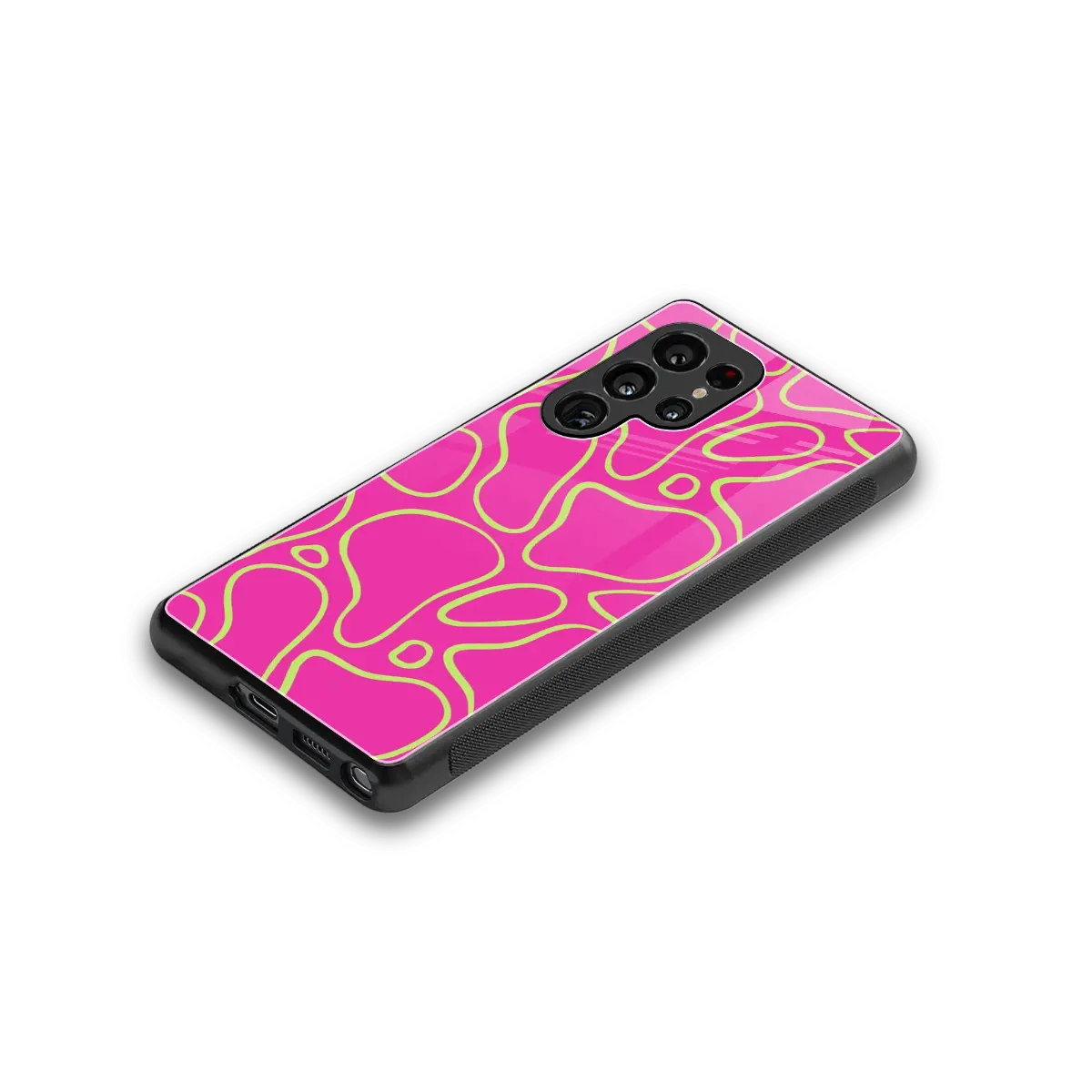 Lush Flow stylish phone case for samsung galaxy s25 ultra | glossy glass and slim fit