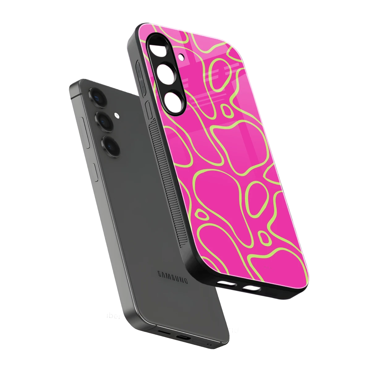 Lush Flow sleek samsung galaxy s24 cover with tempered glass back and TPU edges