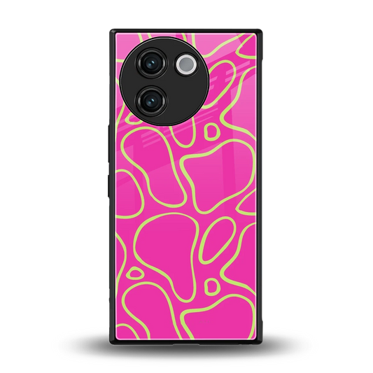 Lush Flow back phone cover | glass case for vivo v30e