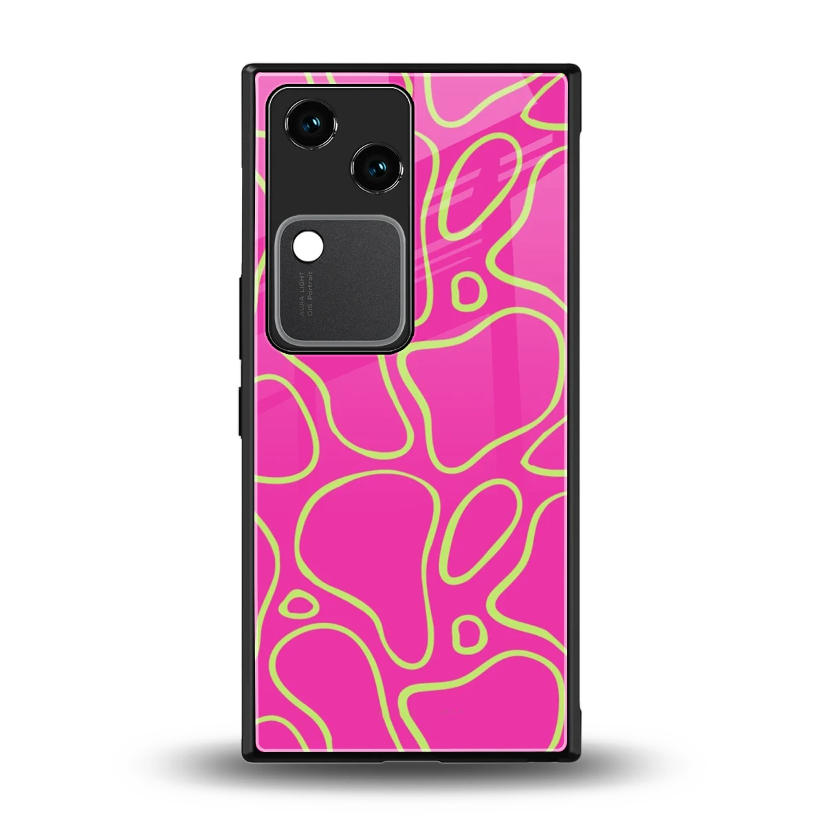 Lush Flow back phone cover | glass case for vivo v30