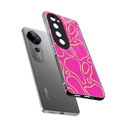 Lush Flow sleek vivo v40 pro cover with tempered glass back and TPU edges