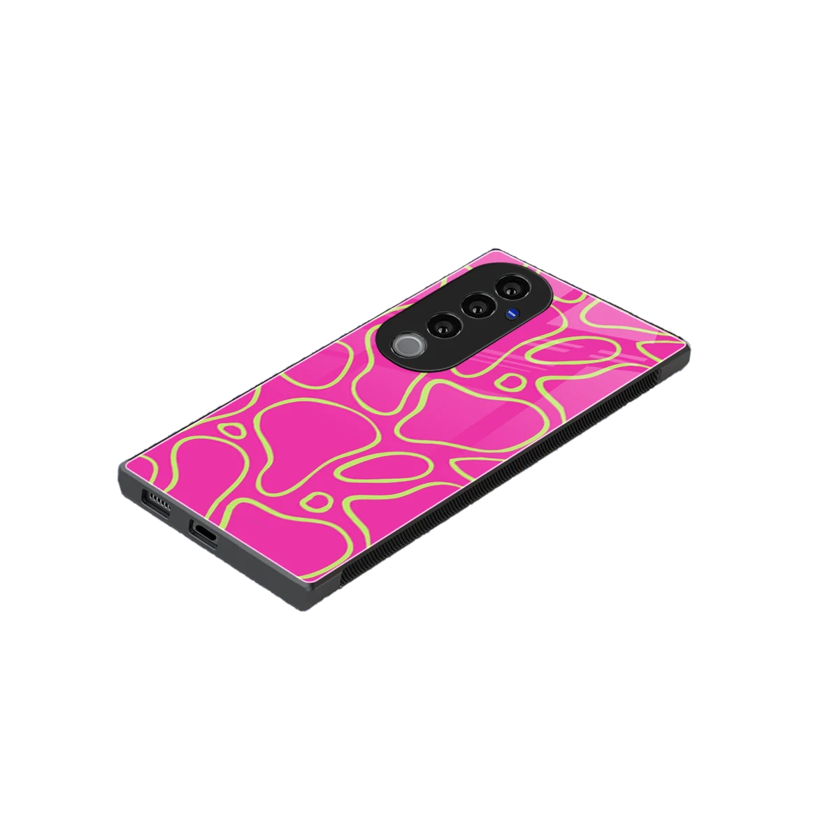 Lush Flow stylish phone case for vivo v40 pro | glossy glass and slim fit