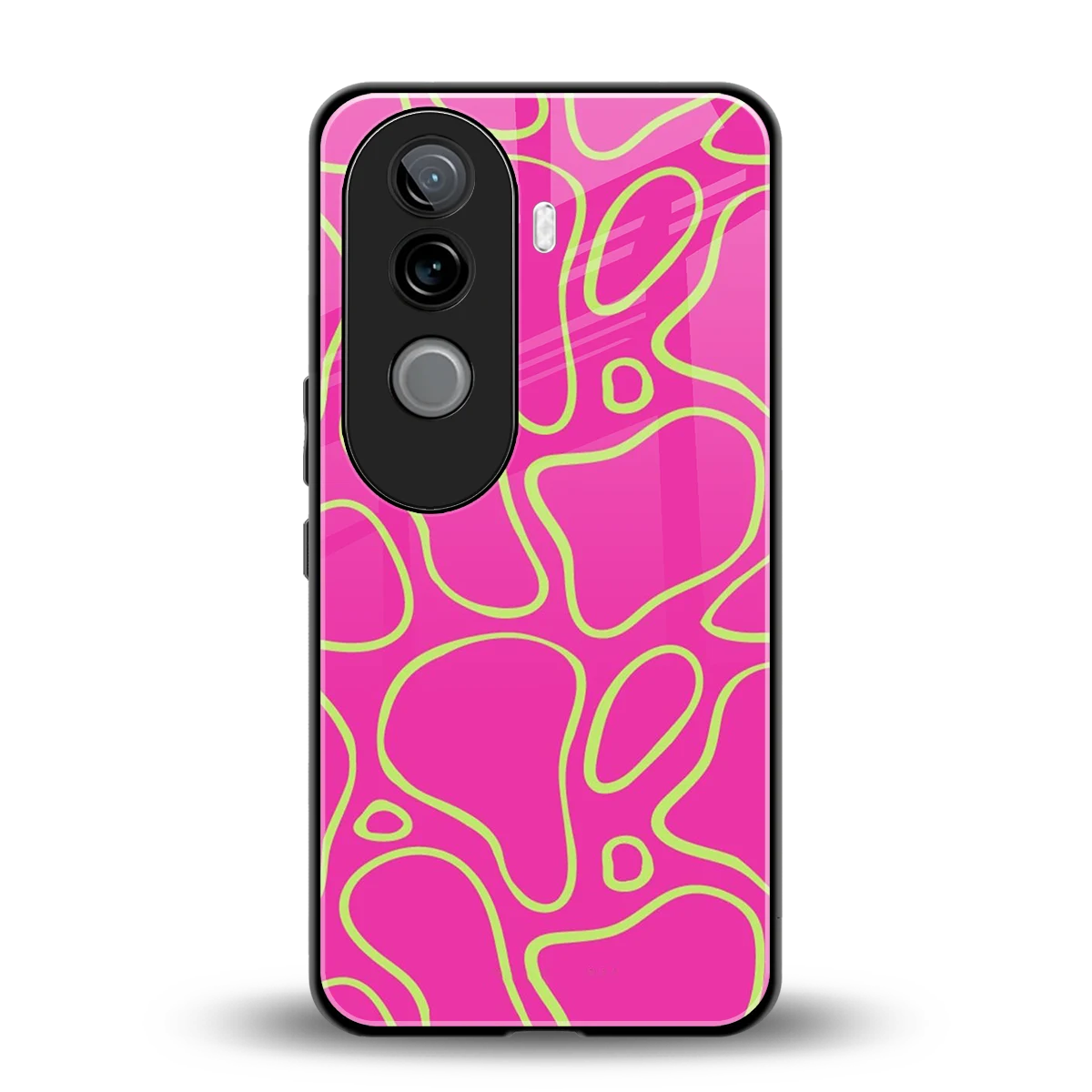 Lush Flow back phone cover | glass case for vivo v40e