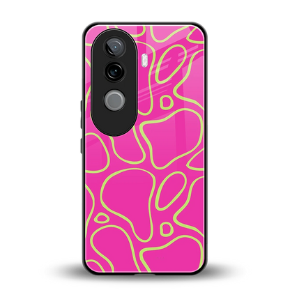 Lush Flow back phone cover | glass case for vivo v40e