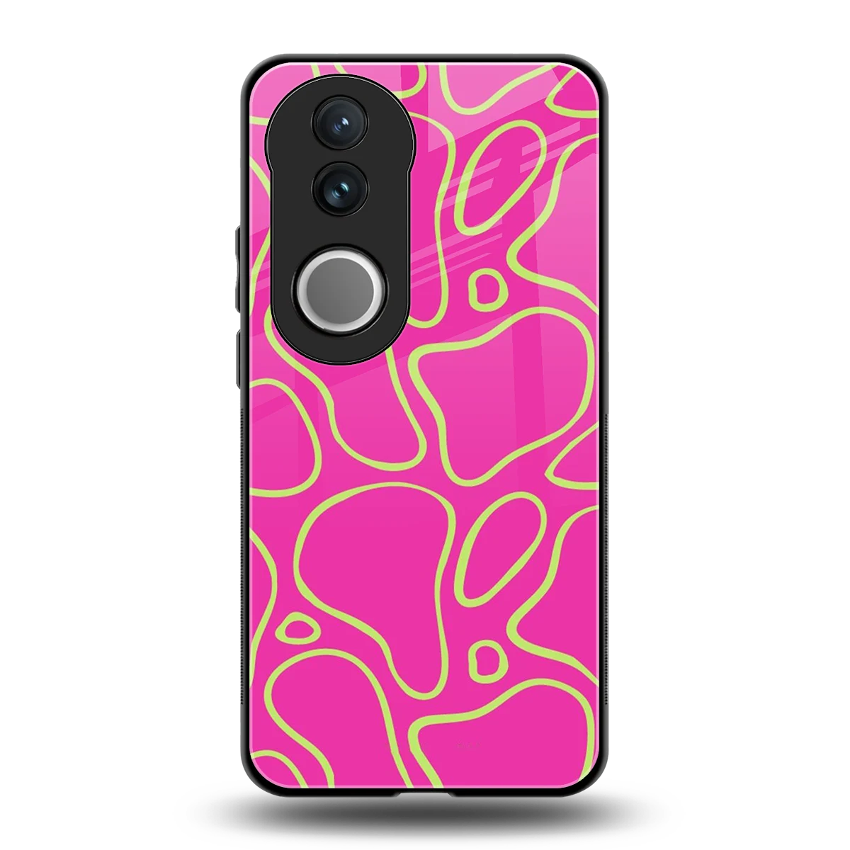 Lush Flow back phone cover | glass case for vivo v50