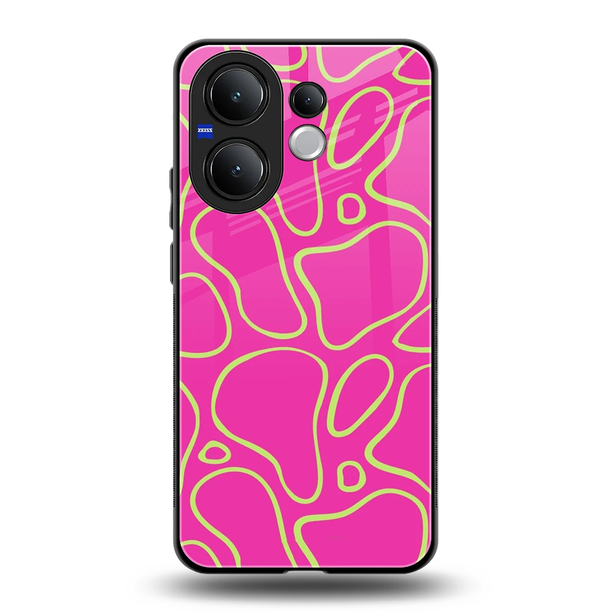 Lush Flow back phone cover | glass case for vivo v60
