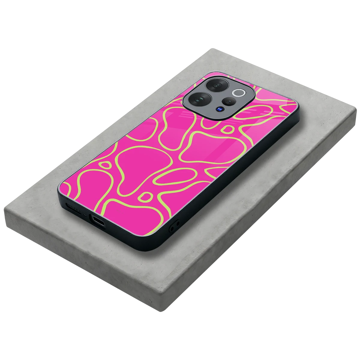 Lush Flow stylish phone case for vivo v70 elite | glossy glass and slim fit