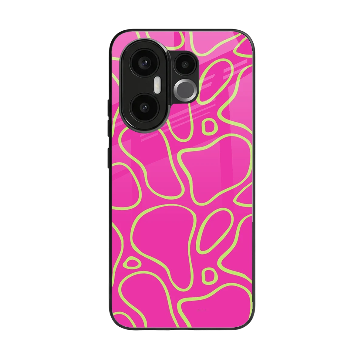 Lush Flow back phone cover | glass case for vivo x200 fe