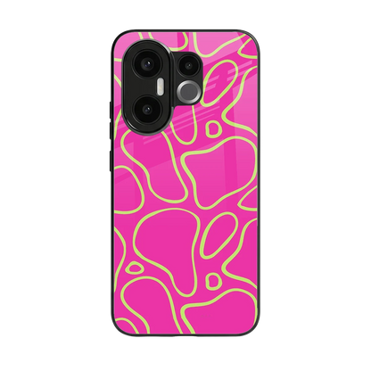 Lush Flow back phone cover | glass case for vivo x200 fe