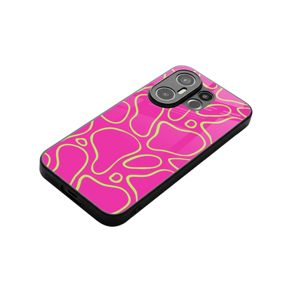 Lush Flow stylish phone case for vivo x200 fe | glossy glass and slim fit