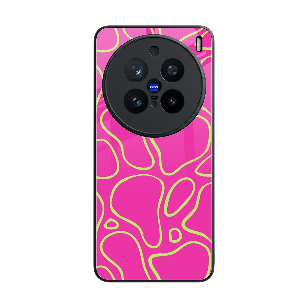 Lush Flow back phone cover | glass case for vivo x200 pro
