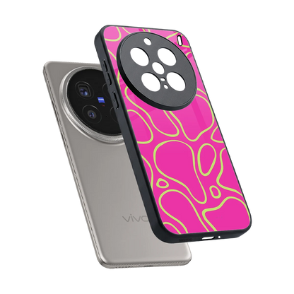 Lush Flow sleek vivo x200 pro cover with tempered glass back and TPU edges