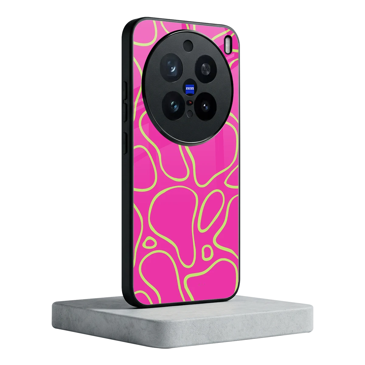 Lush Flow vivo x200 pro mobile cover | shockproof glass phone case