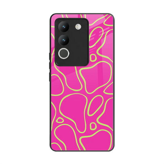 Lush Flow back phone cover | glass case for vivo y200 5g
