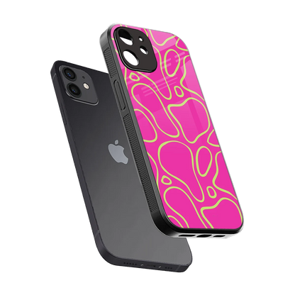 Lush Flow sleek iphone 12 cover with tempered glass back and TPU edges