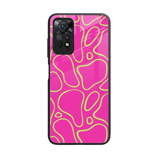 Lush Flow back phone cover | glass case for redmi note 11 pro