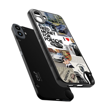 Luxe Dreams sleek cmf nothing phone 1 cover with tempered glass back and TPU edges