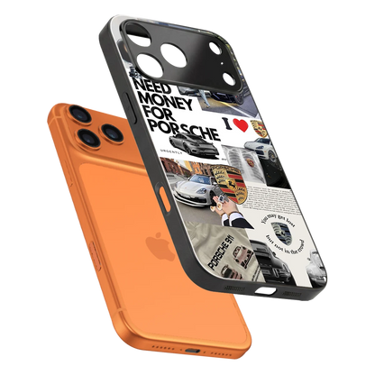 Luxe Dreams sleek iphone 17 pro max cover with tempered glass back and TPU edges