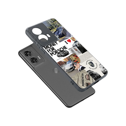 Luxe Dreams sleek motorola edge 50 fusion cover with tempered glass back and TPU edges