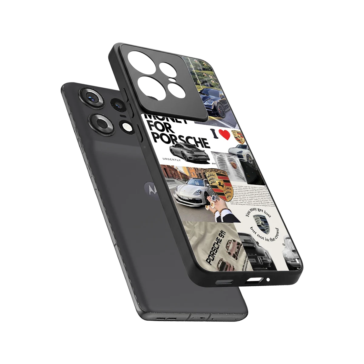 Luxe Dreams sleek motorola edge 50 pro cover with tempered glass back and TPU edges