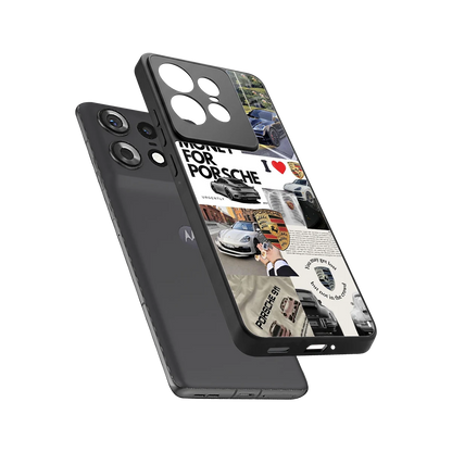 Luxe Dreams sleek motorola edge 50 pro cover with tempered glass back and TPU edges