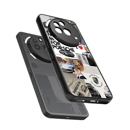 Luxe Dreams sleek nothing phone 3a pro cover with tempered glass back and TPU edges