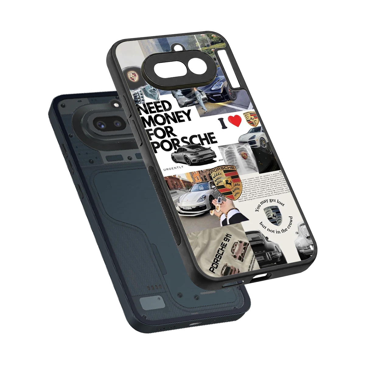 Luxe Dreams sleek nothing phone 4a cover with tempered glass back and TPU edges