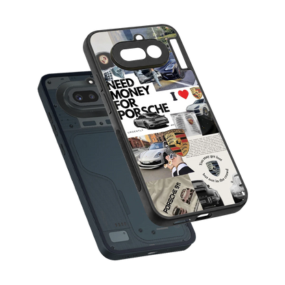 Luxe Dreams sleek nothing phone 4a cover with tempered glass back and TPU edges