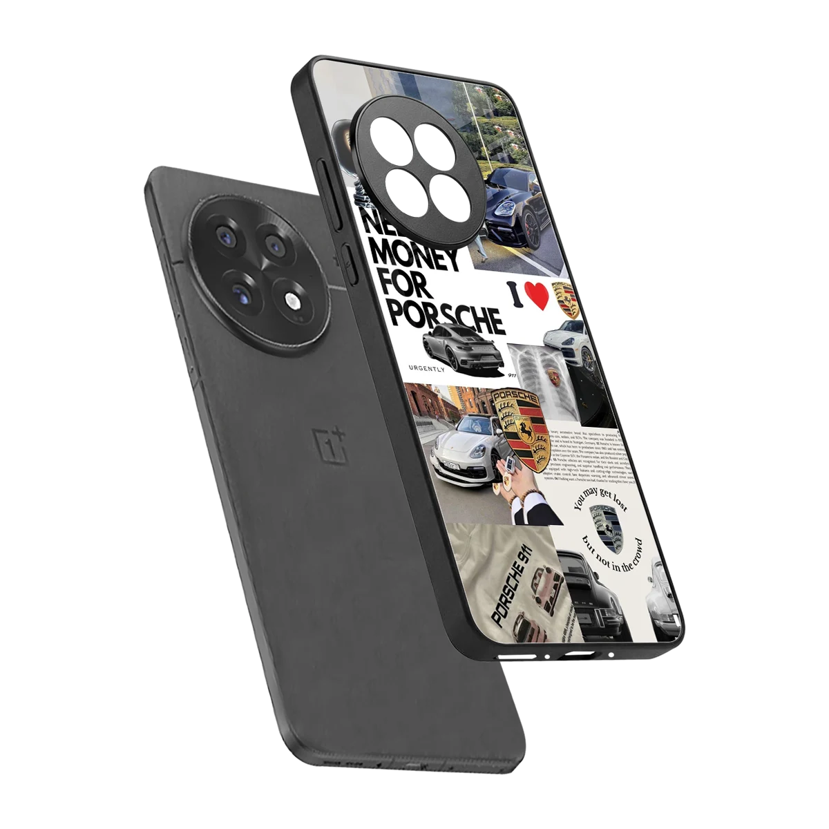 Luxe Dreams sleek oneplus 13r cover with tempered glass back and TPU edges