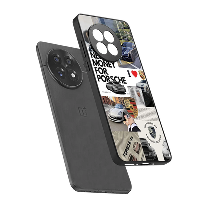 Luxe Dreams sleek oneplus 13r cover with tempered glass back and TPU edges