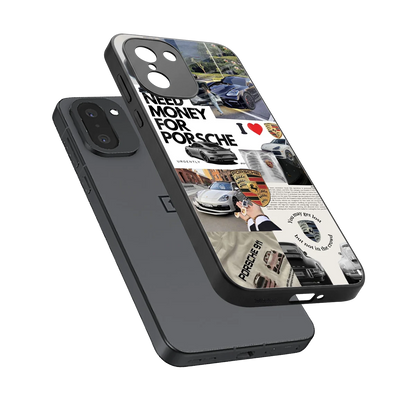 Luxe Dreams sleek oneplus 15r cover with tempered glass back and TPU edges