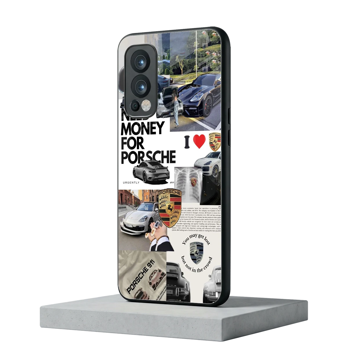Luxe Dreams oneplus nord 2 mobile cover | shockproof glass phone case