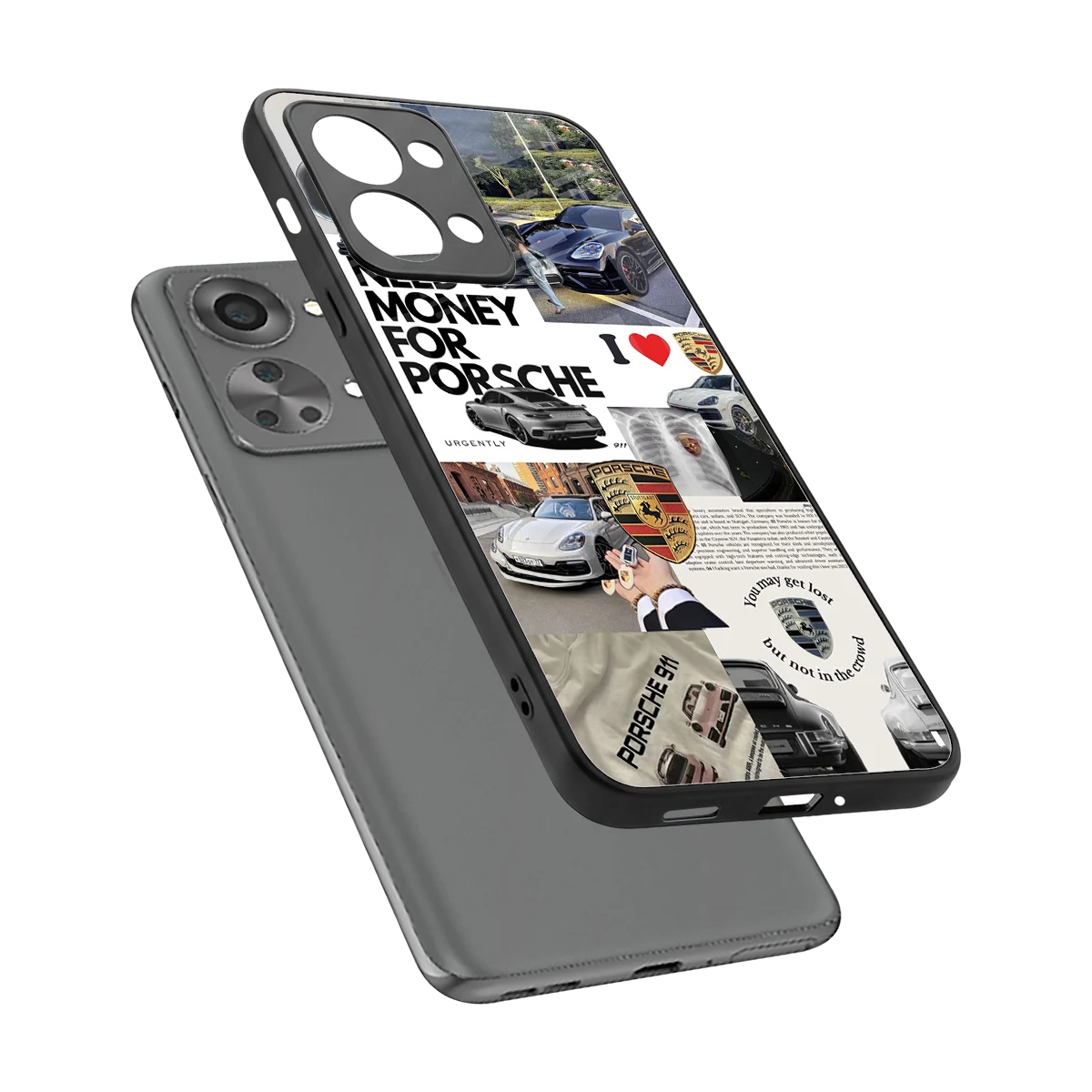 Luxe Dreams sleek oneplus nord 2t cover with tempered glass back and TPU edges