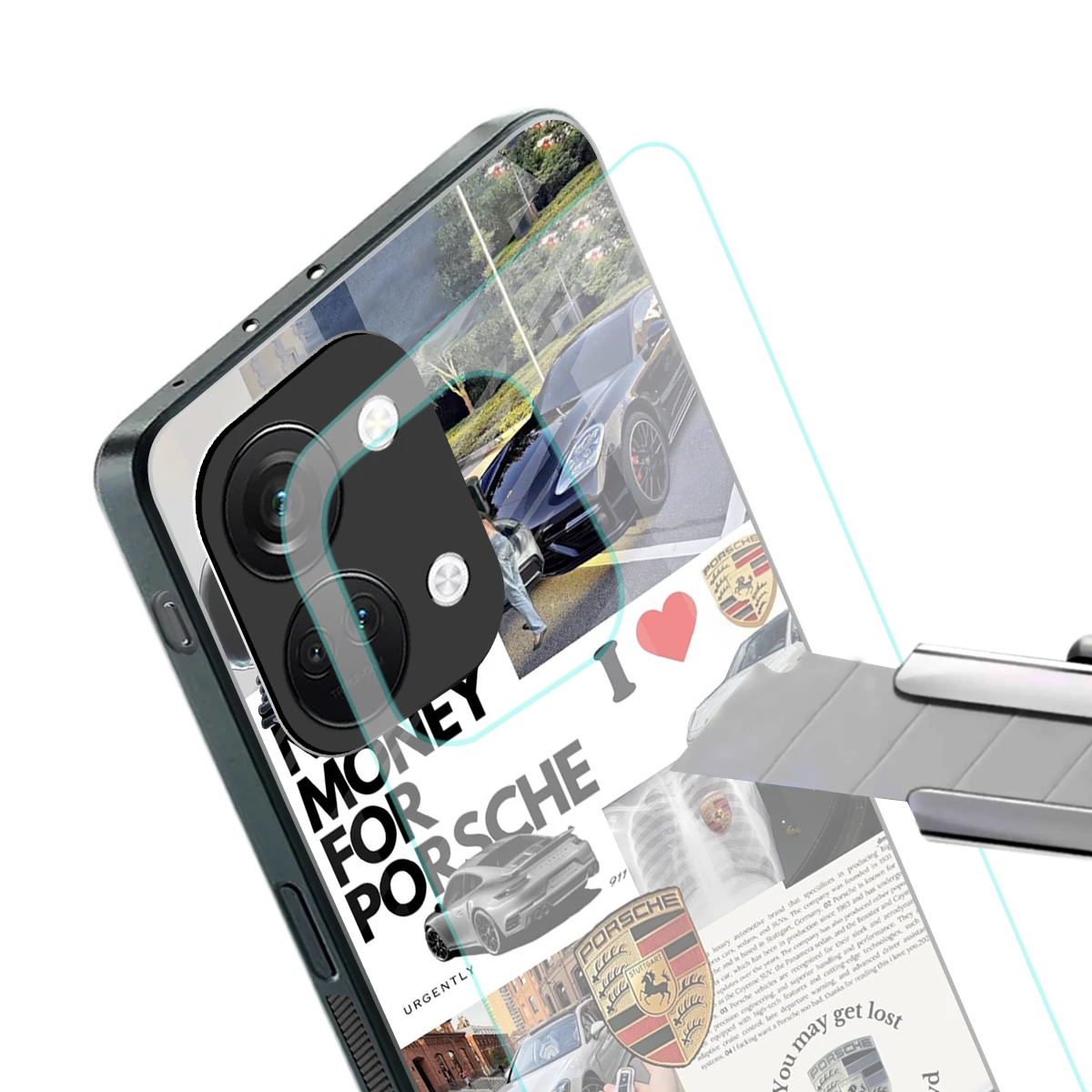 Luxe Dreams stylish phone case for oneplus nord 3 | glossy glass and slim fit