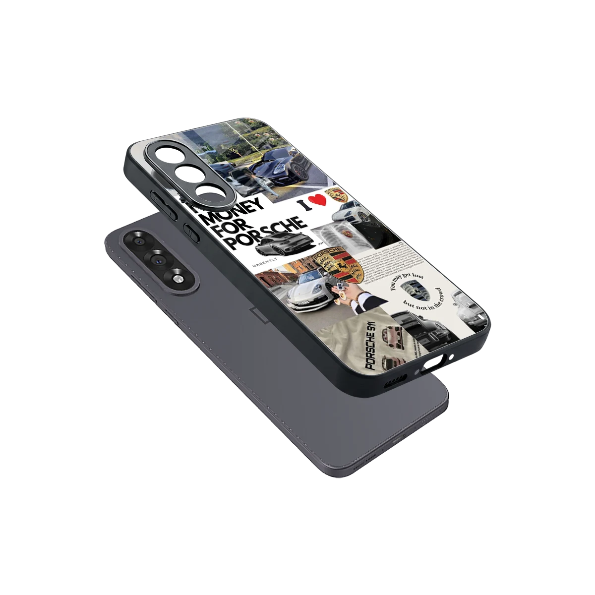Luxe Dreams sleek oneplus nord 5 cover with tempered glass back and TPU edges