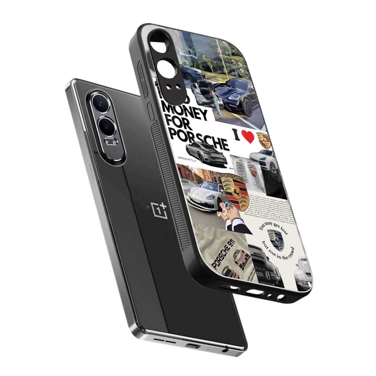 Luxe Dreams sleek oneplus nord ce 4 lite cover with tempered glass back and TPU edges