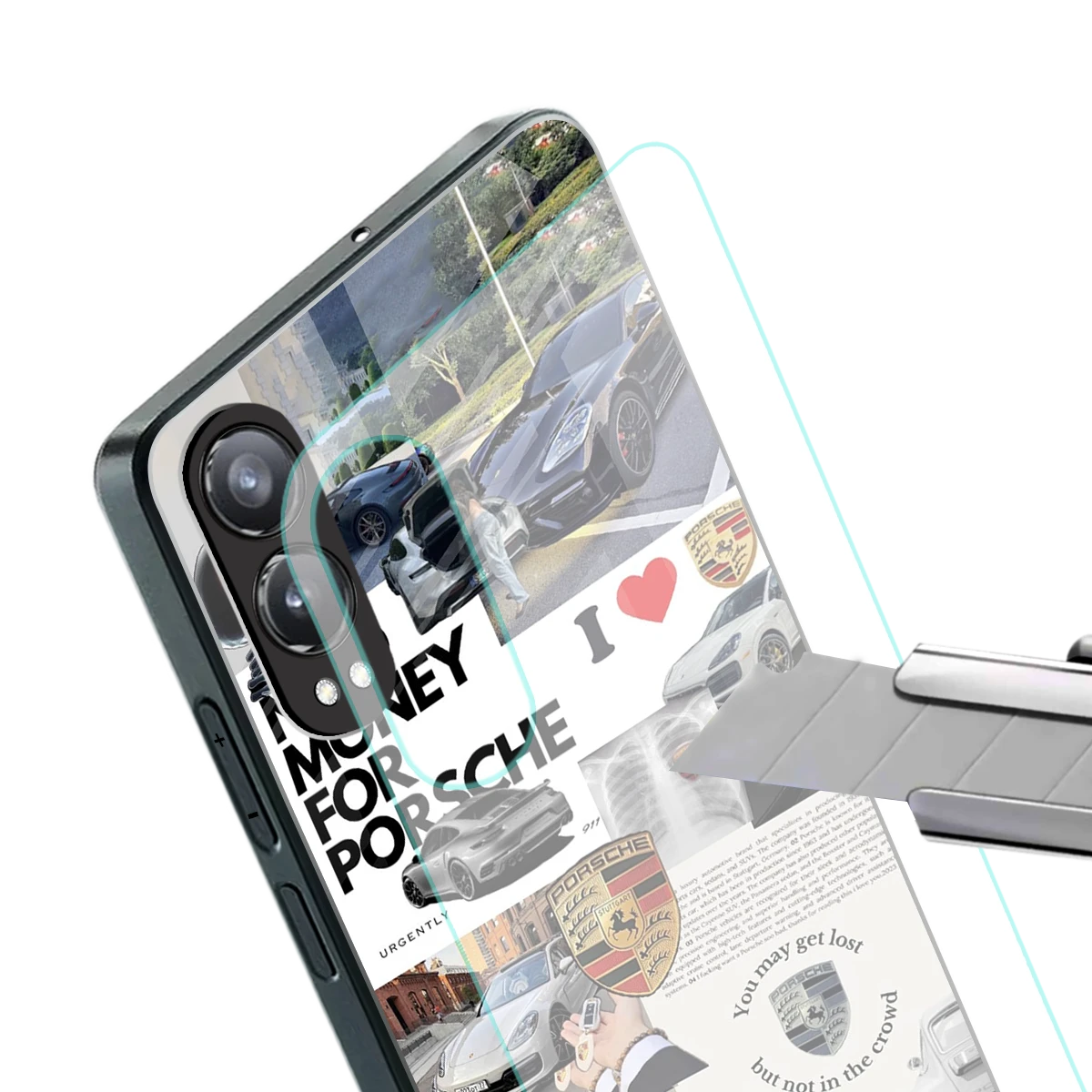 Luxe Dreams stylish phone case for oneplus nord ce 4 lite | glossy glass and slim fit