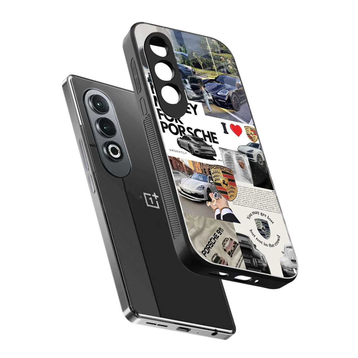 Luxe Dreams sleek oneplus nord ce 4 cover with tempered glass back and TPU edges