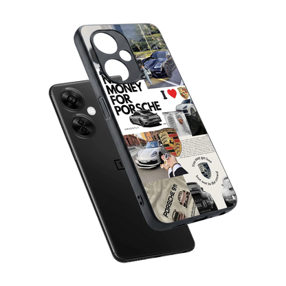 Luxe Dreams sleek oneplus nord ce 3 lite cover with tempered glass back and TPU edges