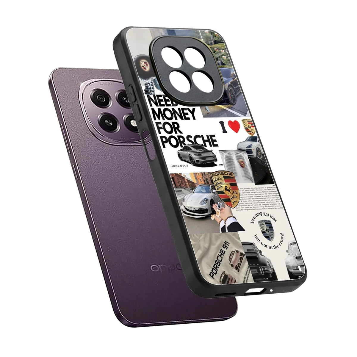 Luxe Dreams sleek oppo f29 5g cover with tempered glass back and TPU edges
