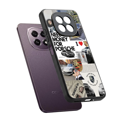 Luxe Dreams sleek oppo f29 5g cover with tempered glass back and TPU edges
