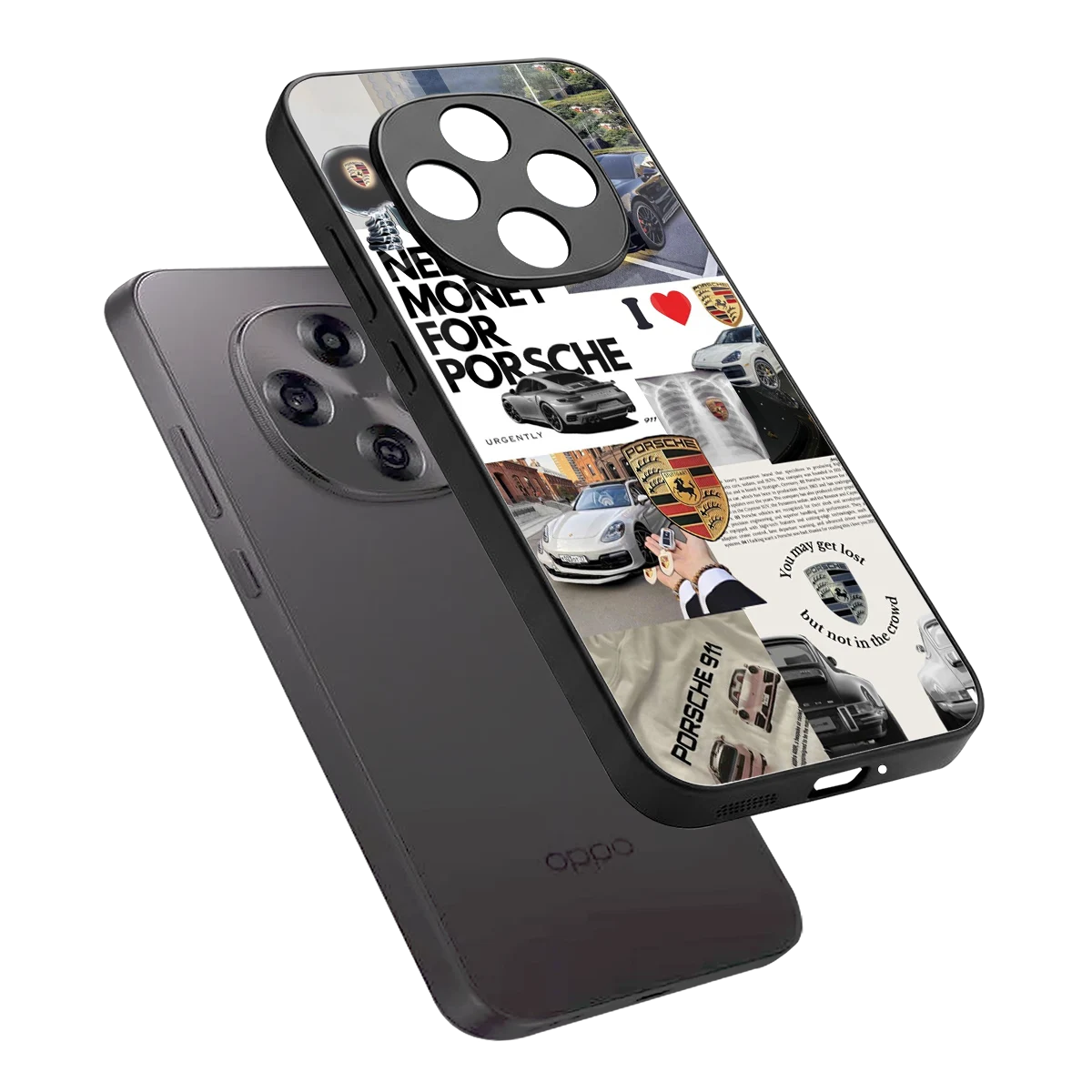 Luxe Dreams sleek oppo f31 pro 5g cover with tempered glass back and TPU edges