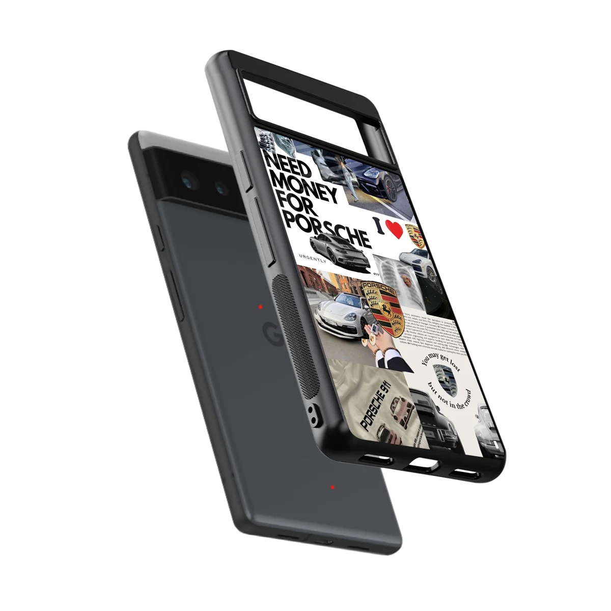 Luxe Dreams sleek google pixel 6 cover with tempered glass back and TPU edges