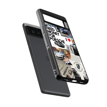 Luxe Dreams sleek google pixel 6a cover with tempered glass back and TPU edges