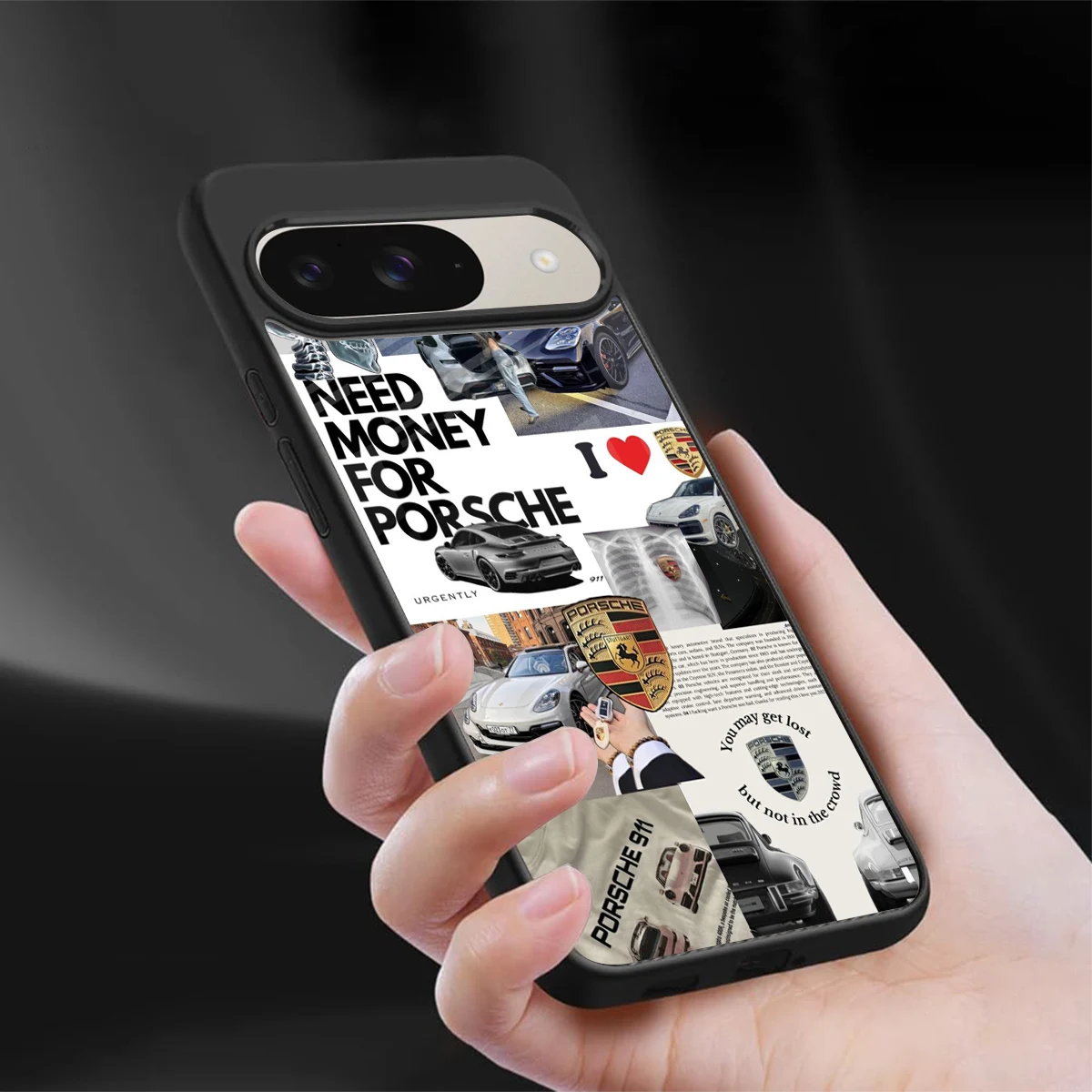 Luxe Dreams sleek google pixel 9 cover with tempered glass back and TPU edges