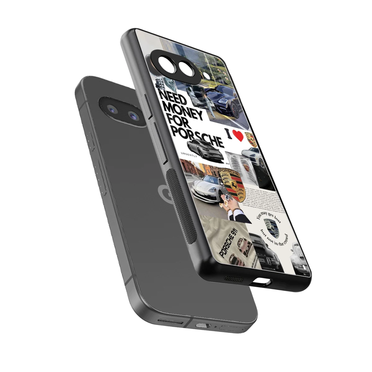 Luxe Dreams sleek google pixel 10a cover with tempered glass back and TPU edges
