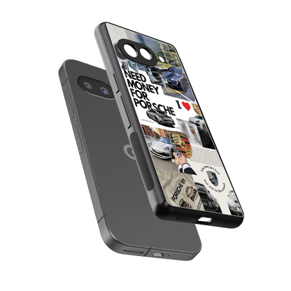 Luxe Dreams sleek google pixel 10a cover with tempered glass back and TPU edges