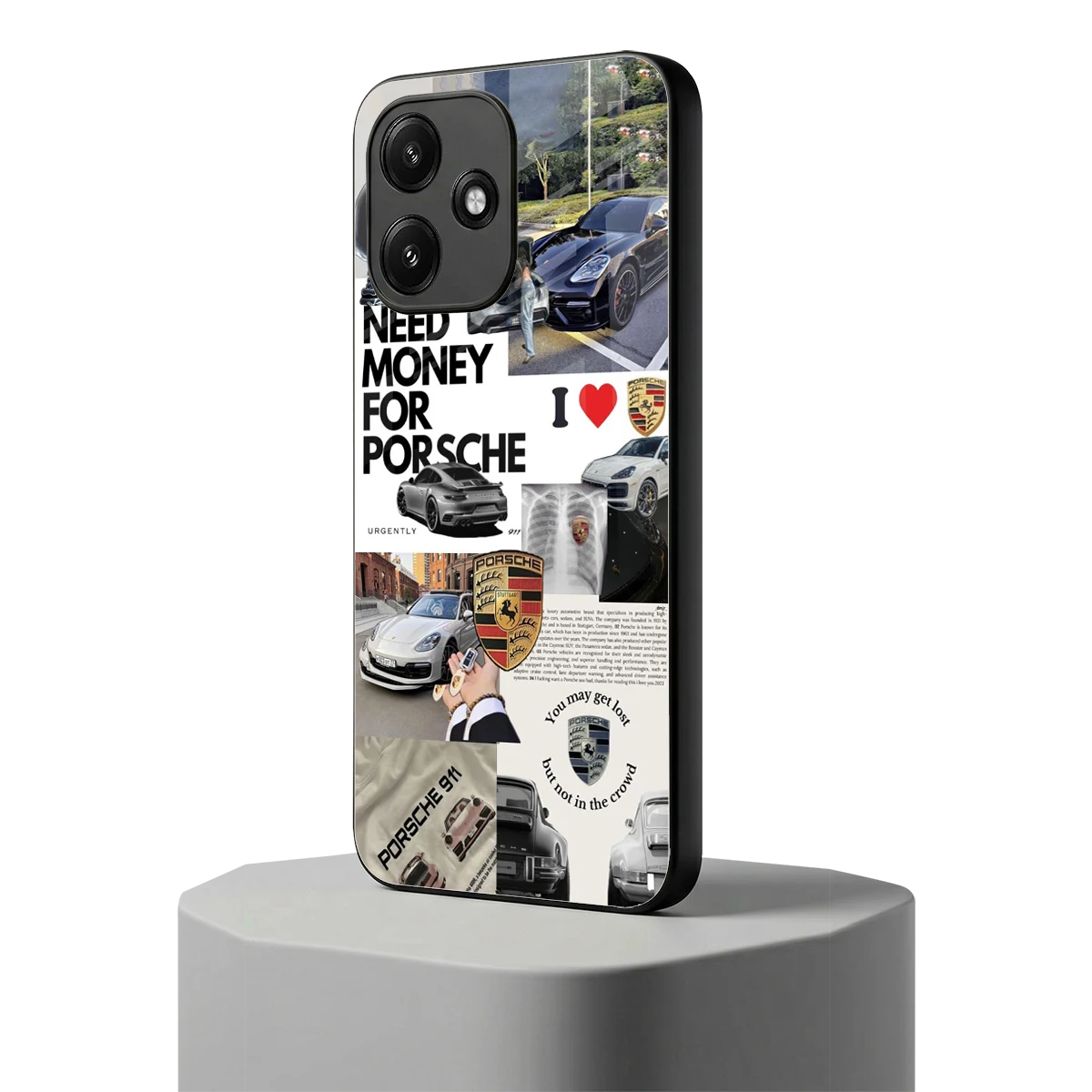 Luxe Dreams redmi 12 5g mobile cover | shockproof glass phone case